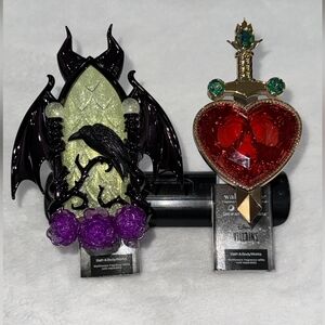 Disney Villains LOT- Bath & Body Works Wallflowers- 2 Light Up Plug Ins